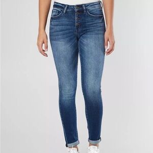 KANCAN Mid-Rise Ankle Straight Leg